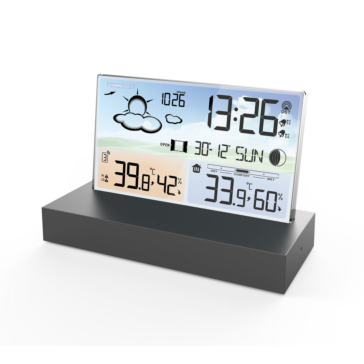 LED Electronic Weather Forecast Display with Humidity Sensor