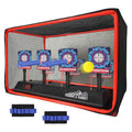 MTISGREAT Electronic Auto Reset Digital Shooting Target with net for Toy Gun Gifts for Kids Boys Girls Age 3+