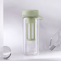 Portable Fitness Water Bottle with Tea Partition Space