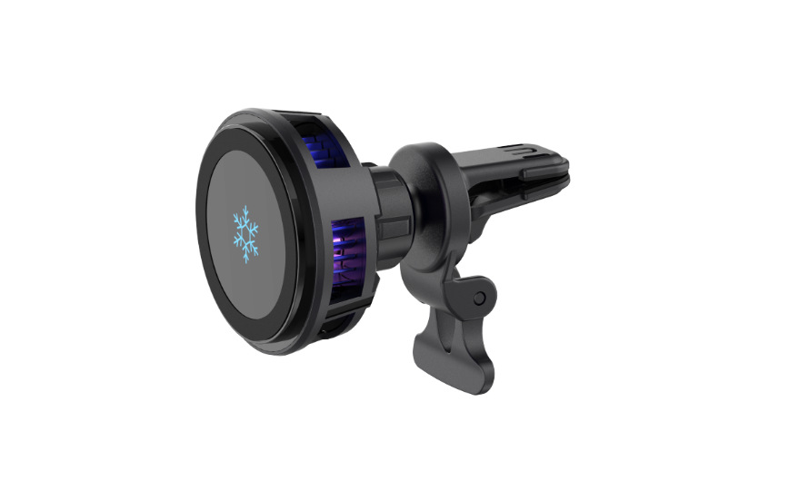 24 New Second Generation Cold Electronic Semiconductor Heat Dissipation 25W Car Magnetic Wireless Charger Performance Exceeds QI20
