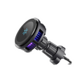 24 New Second Generation Cold Electronic Semiconductor Heat Dissipation 25W Car Magnetic Wireless Charger Performance Exceeds QI20